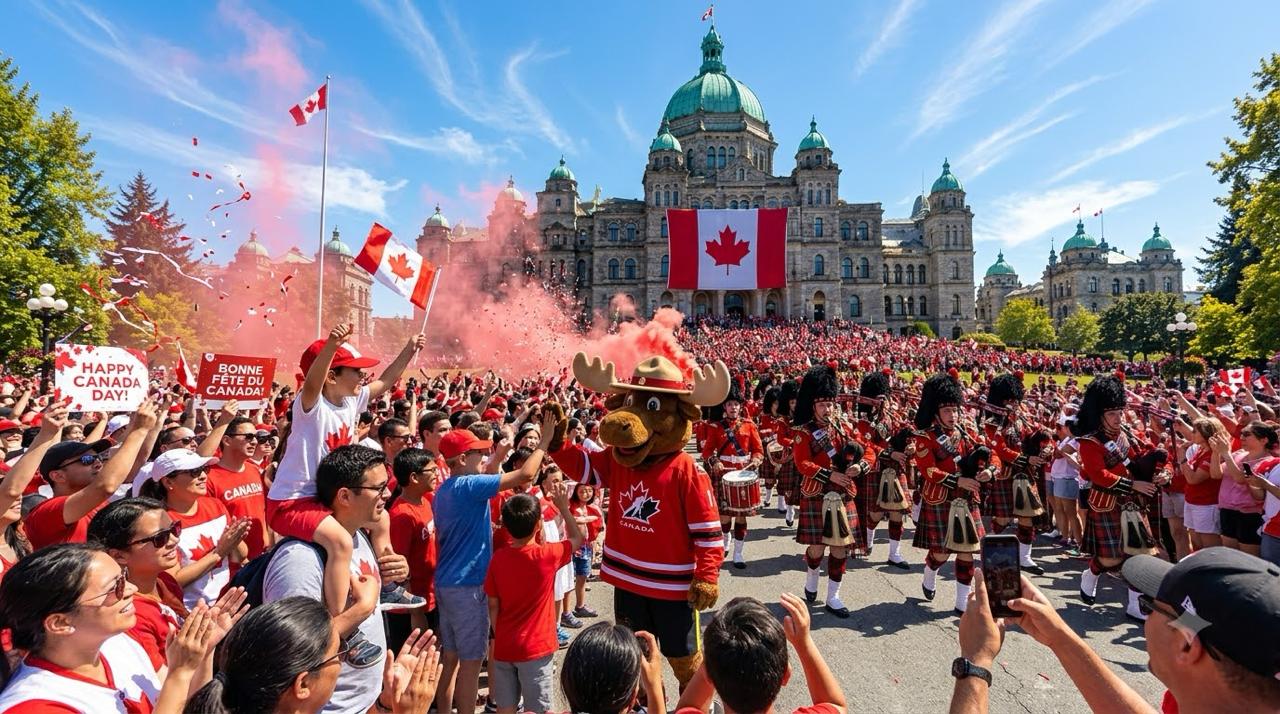 Supplied image: Public celebration scene